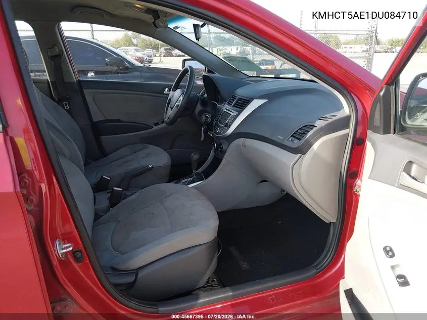 2013 Hyundai Accent Gs VIN: KMHCT5AE1DU084710 Lot: 45667395