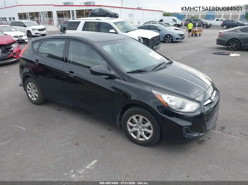 2013 Hyundai Accent Gs VIN: KMHCT5AE8DU084901 Lot: 45674499