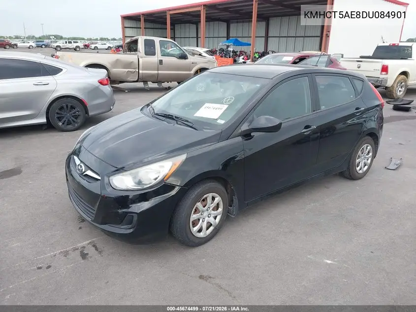 2013 Hyundai Accent Gs VIN: KMHCT5AE8DU084901 Lot: 45674499