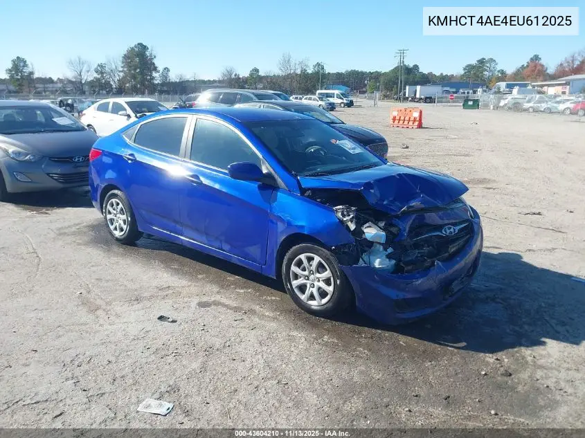 KMHCT4AE4EU612025 2014 Hyundai Accent Gls