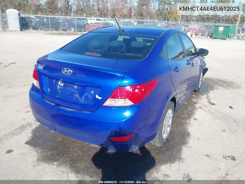 KMHCT4AE4EU612025 2014 Hyundai Accent Gls