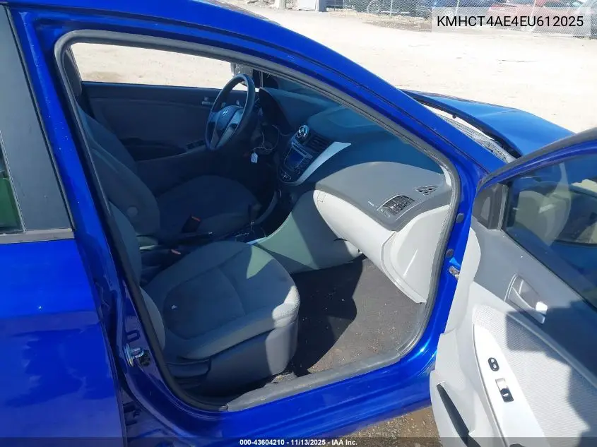 KMHCT4AE4EU612025 2014 Hyundai Accent Gls