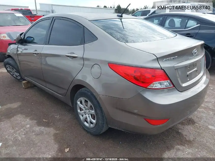 KMHCT4AE5EU658740 2014 Hyundai Accent Gls