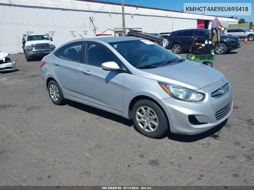2014 Hyundai Accent Gls VIN: KMHCT4AE9EU695418 Lot: 45629786