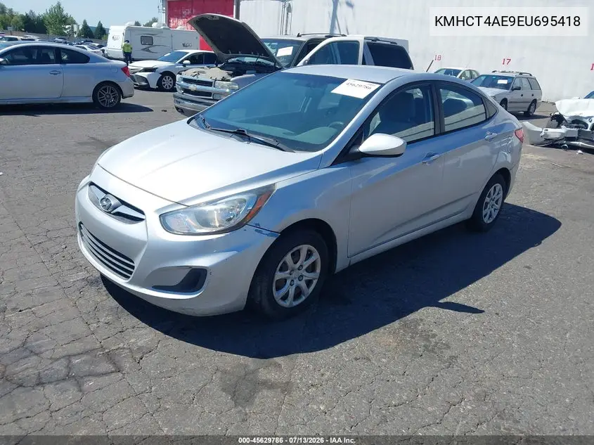 2014 Hyundai Accent Gls VIN: KMHCT4AE9EU695418 Lot: 45629786