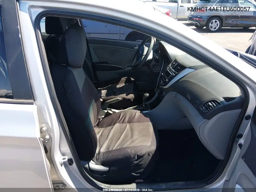 2014 Hyundai Accent Gls VIN: KMHCT4AE1EU600057 Lot: 45636638