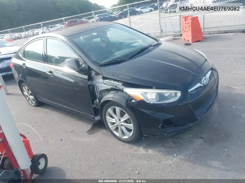 2014 Hyundai Accent Gls VIN: KMHCU4AE4EU769082 Lot: 45686566