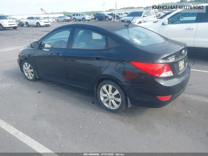 2014 Hyundai Accent Gls VIN: KMHCU4AE4EU769082 Lot: 45686566