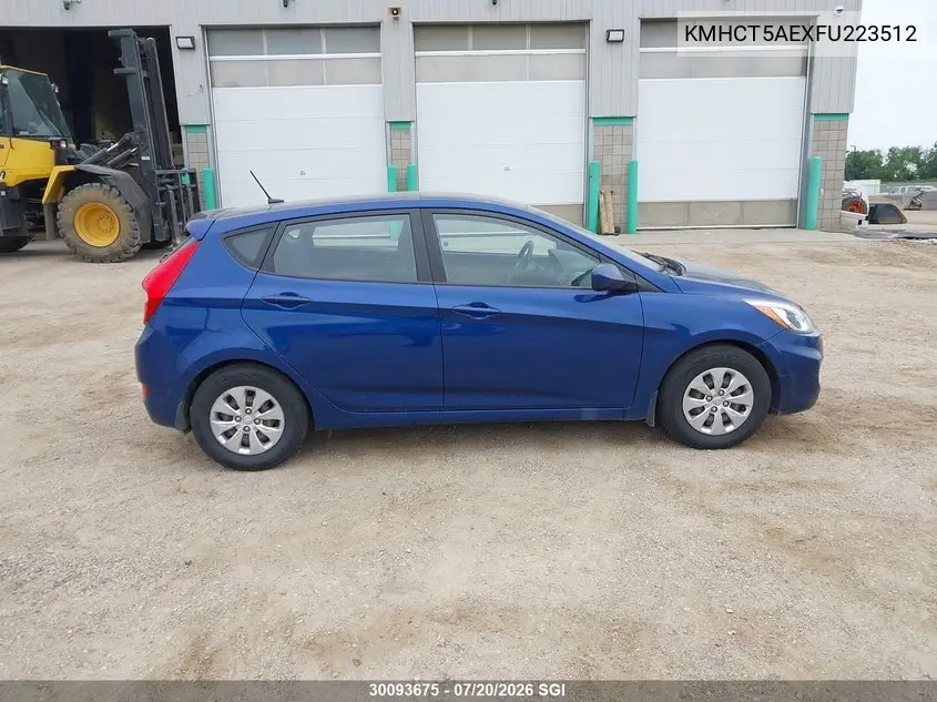 2015 Hyundai Accent Gl VIN: KMHCT5AEXFU223512 Lot: 30093675