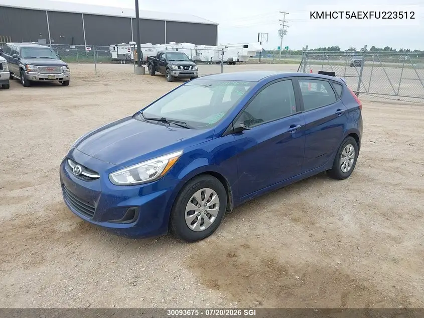 2015 Hyundai Accent Gl VIN: KMHCT5AEXFU223512 Lot: 30093675