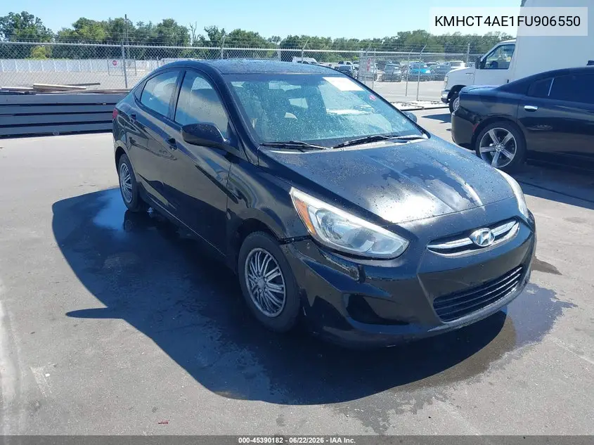 2015 Hyundai Accent Gls VIN: KMHCT4AE1FU906550 Lot: 45390182