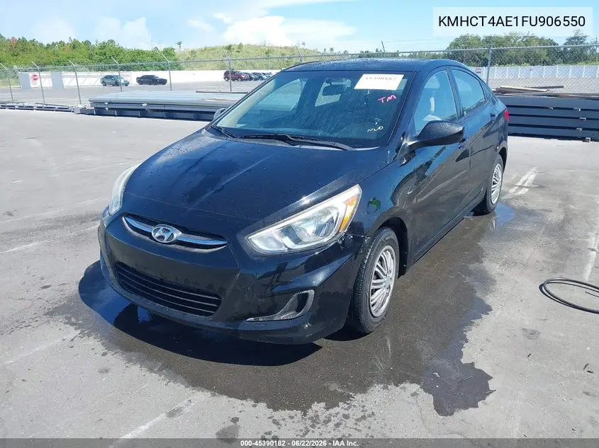 2015 Hyundai Accent Gls VIN: KMHCT4AE1FU906550 Lot: 45390182