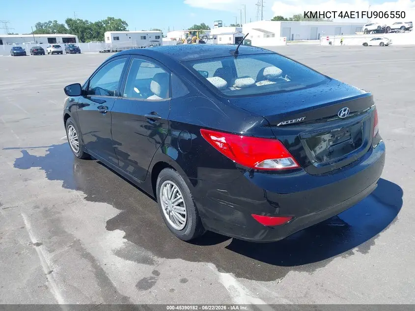 2015 Hyundai Accent Gls VIN: KMHCT4AE1FU906550 Lot: 45390182