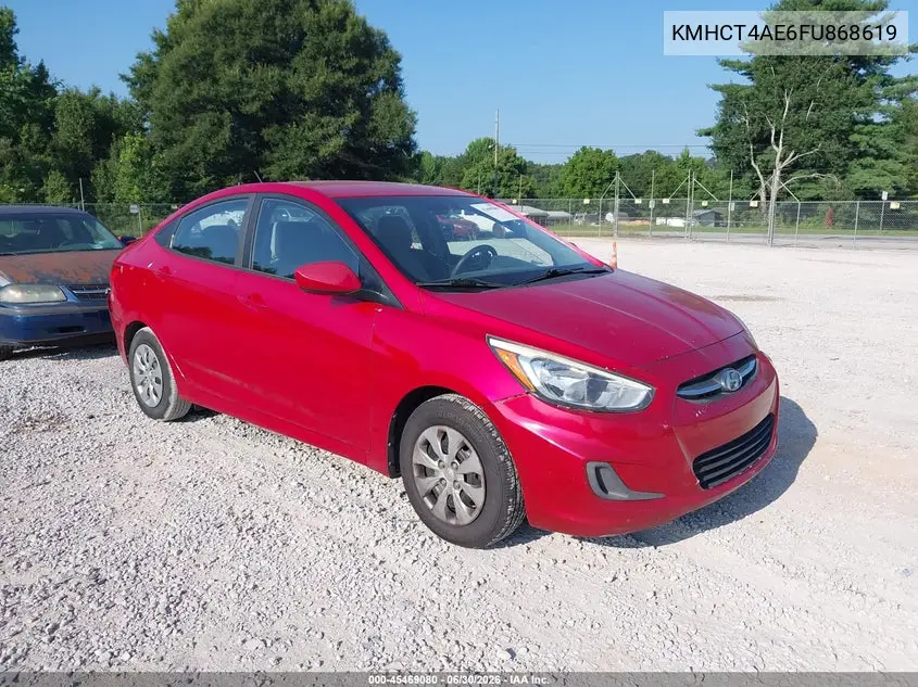 2015 Hyundai Accent Gls VIN: KMHCT4AE6FU868619 Lot: 45469080
