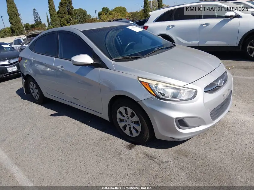 2015 Hyundai Accent Gls VIN: KMHCT4AE2FU884025 Lot: 45574681