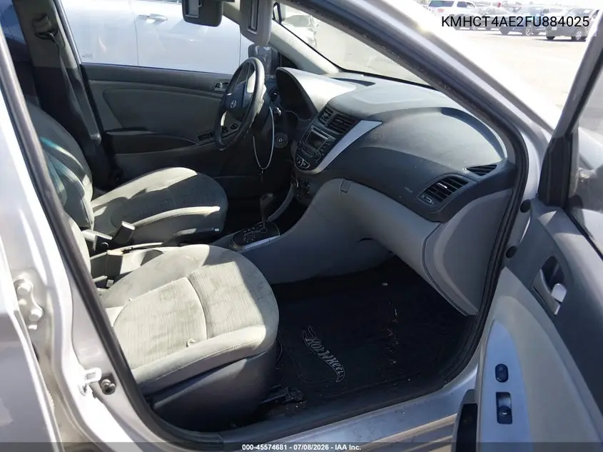 2015 Hyundai Accent Gls VIN: KMHCT4AE2FU884025 Lot: 45574681