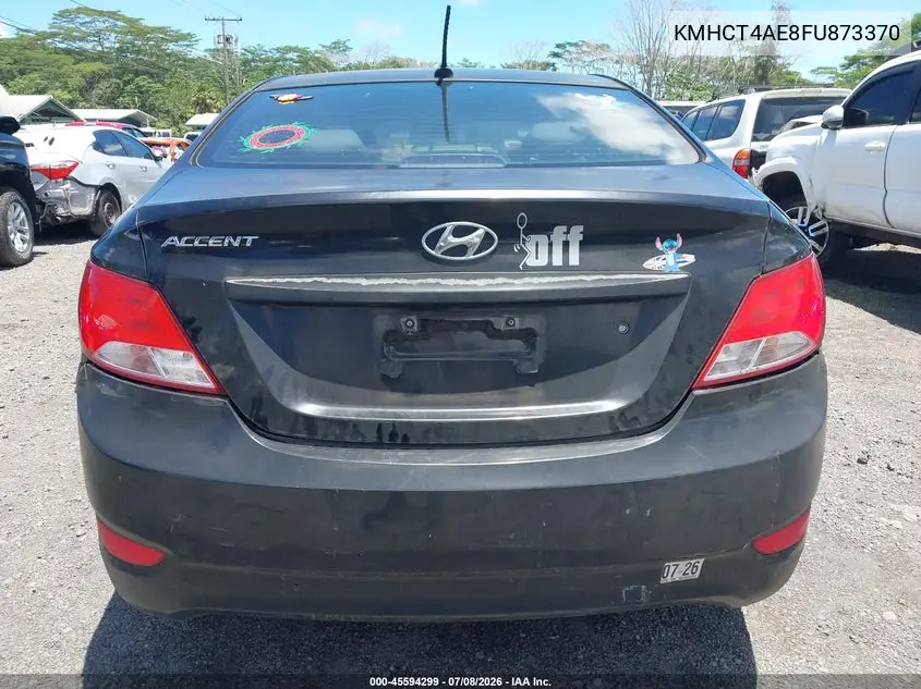 2015 Hyundai Accent Gls VIN: KMHCT4AE8FU873370 Lot: 45594299