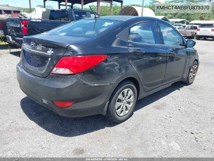 2015 Hyundai Accent Gls VIN: KMHCT4AE8FU873370 Lot: 45594299