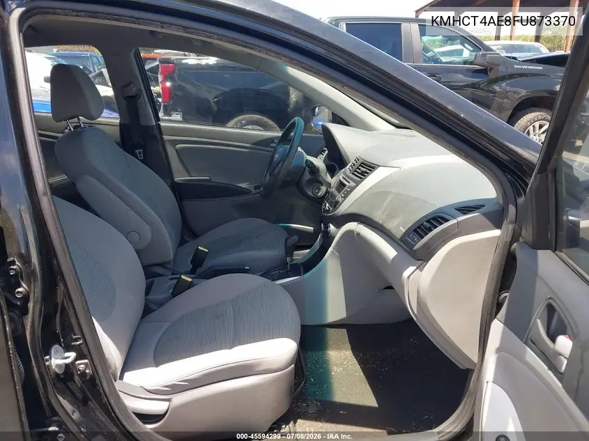 2015 Hyundai Accent Gls VIN: KMHCT4AE8FU873370 Lot: 45594299