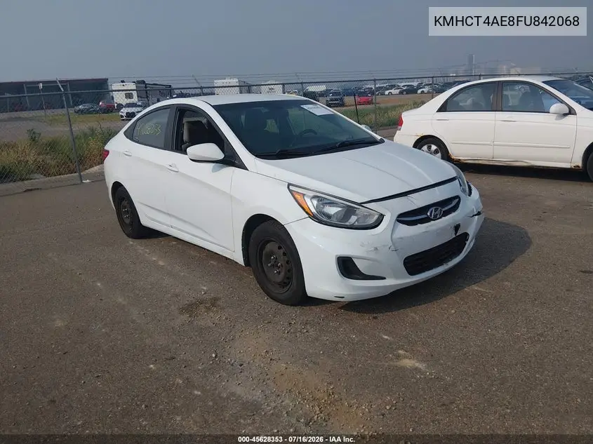 2015 Hyundai Accent Gls VIN: KMHCT4AE8FU842068 Lot: 45628353