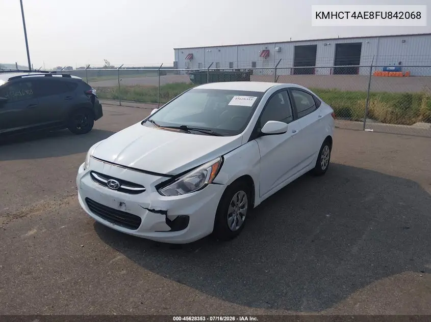 2015 Hyundai Accent Gls VIN: KMHCT4AE8FU842068 Lot: 45628353