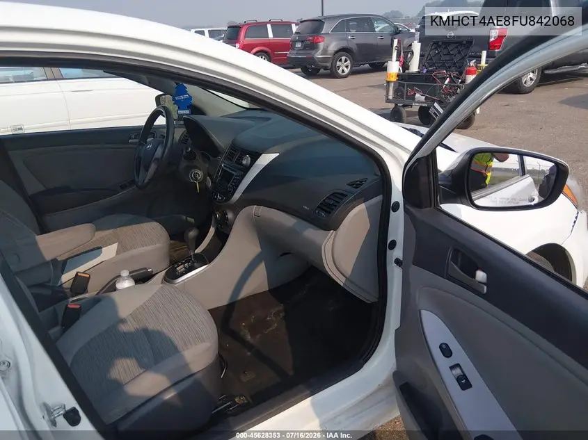 2015 Hyundai Accent Gls VIN: KMHCT4AE8FU842068 Lot: 45628353