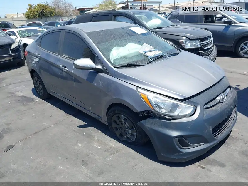 2015 Hyundai Accent Gls VIN: KMHCT4AE0FU909505 Lot: 45649370