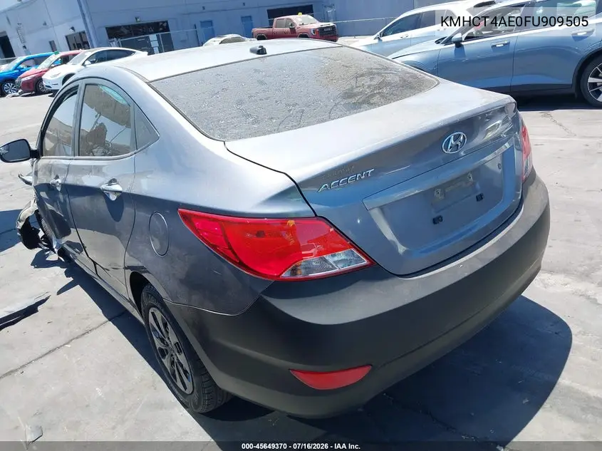 2015 Hyundai Accent Gls VIN: KMHCT4AE0FU909505 Lot: 45649370