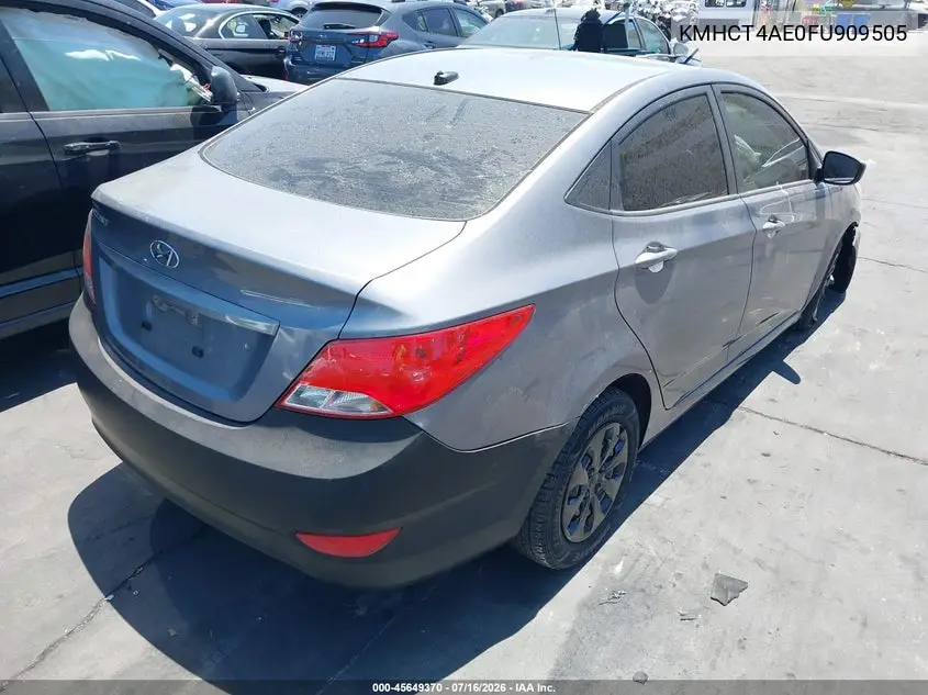 2015 Hyundai Accent Gls VIN: KMHCT4AE0FU909505 Lot: 45649370