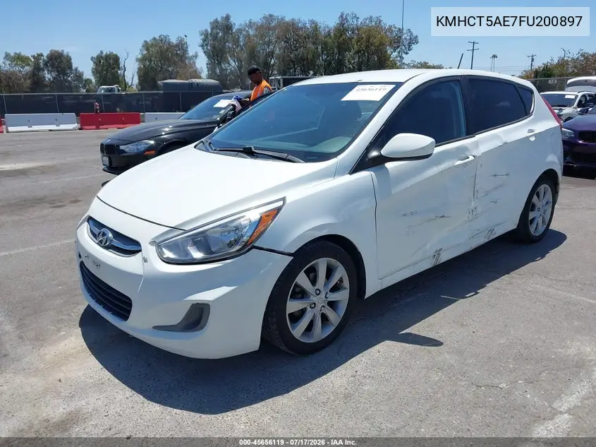 2015 Hyundai Accent Gs VIN: KMHCT5AE7FU200897 Lot: 45656119