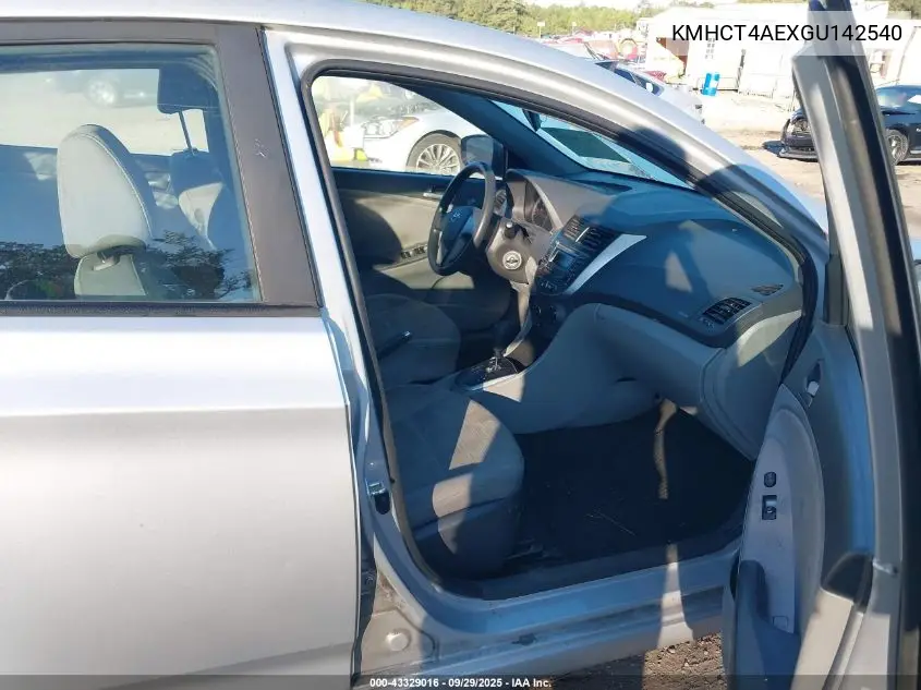 KMHCT4AEXGU142540 2016 Hyundai Accent Se