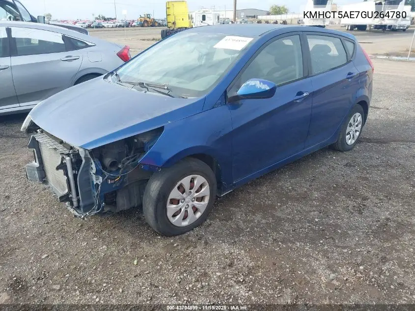KMHCT5AE7GU264780 2016 Hyundai Accent Se