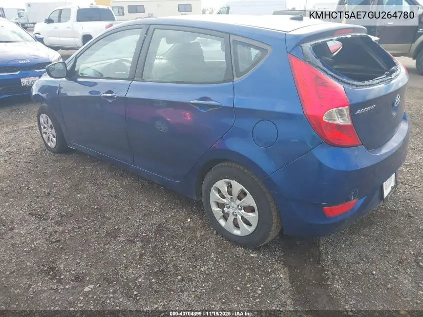 KMHCT5AE7GU264780 2016 Hyundai Accent Se