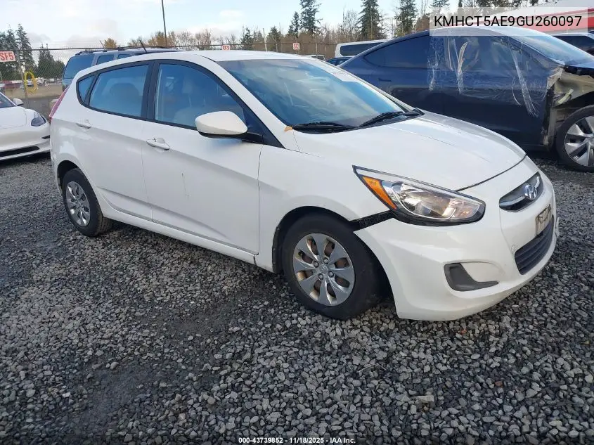 KMHCT5AE9GU260097 2016 Hyundai Accent Se