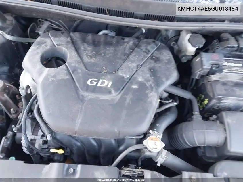 KMHCT4AE6GU013484 2016 Hyundai Accent Se