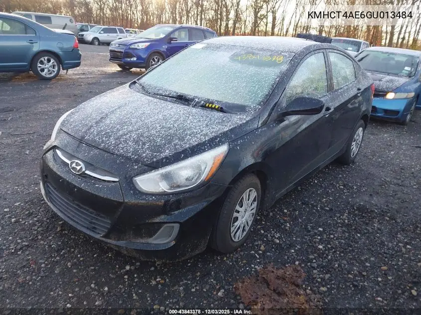 KMHCT4AE6GU013484 2016 Hyundai Accent Se