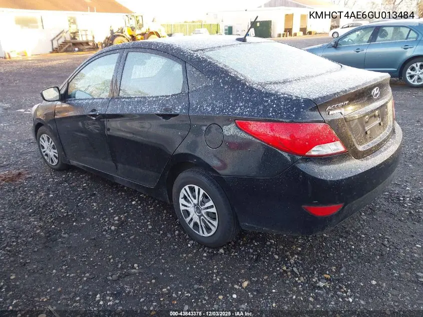 KMHCT4AE6GU013484 2016 Hyundai Accent Se