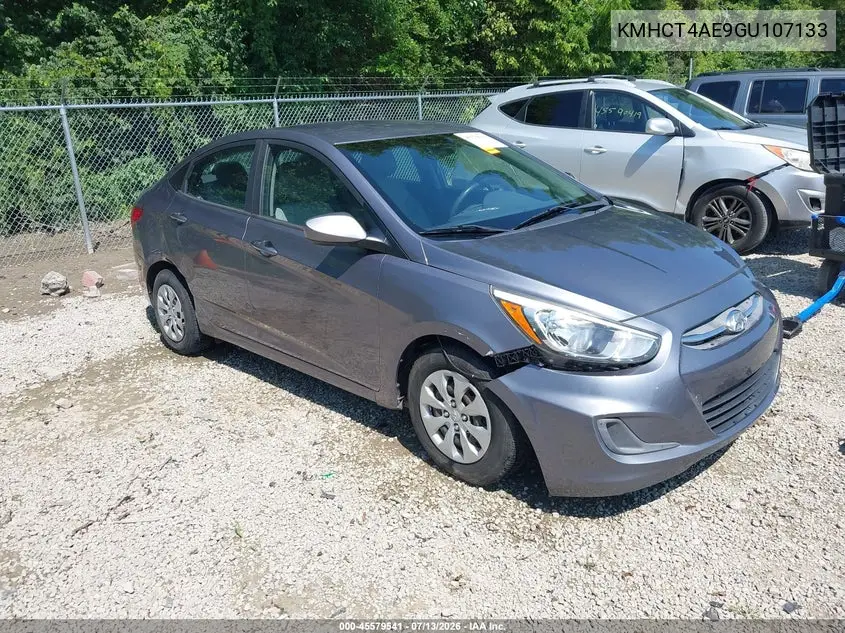 2016 Hyundai Accent Se VIN: KMHCT4AE9GU107133 Lot: 45579541