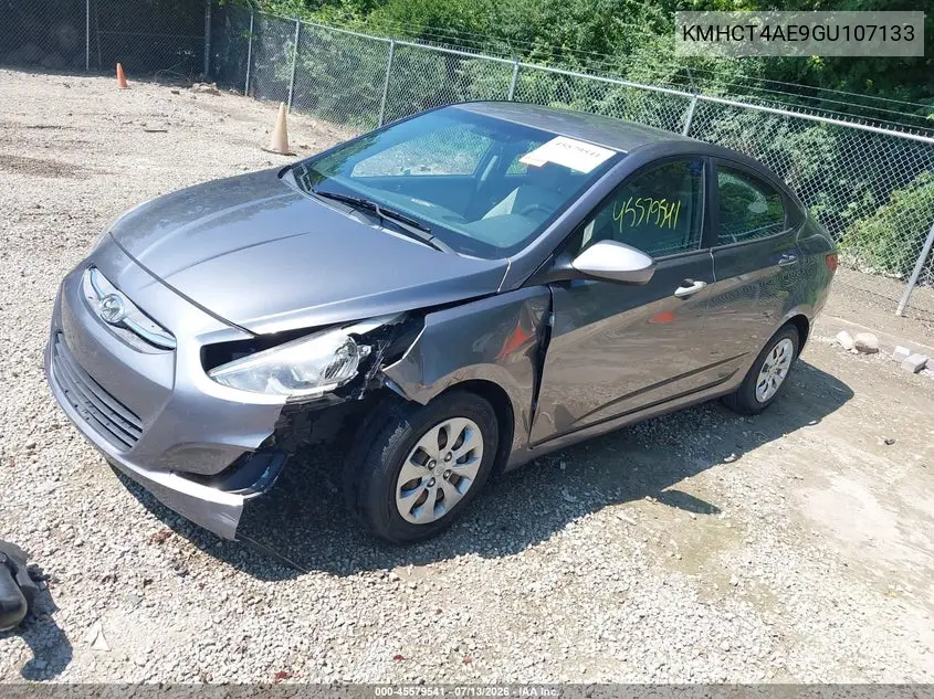 2016 Hyundai Accent Se VIN: KMHCT4AE9GU107133 Lot: 45579541