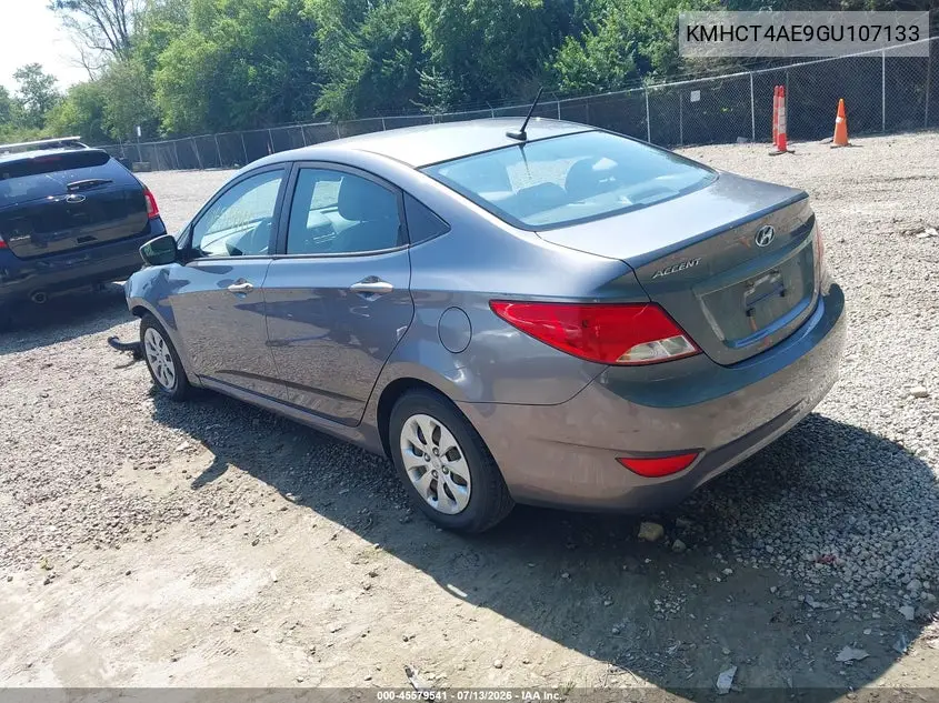 2016 Hyundai Accent Se VIN: KMHCT4AE9GU107133 Lot: 45579541