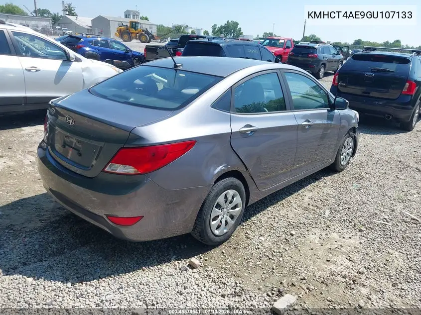 2016 Hyundai Accent Se VIN: KMHCT4AE9GU107133 Lot: 45579541