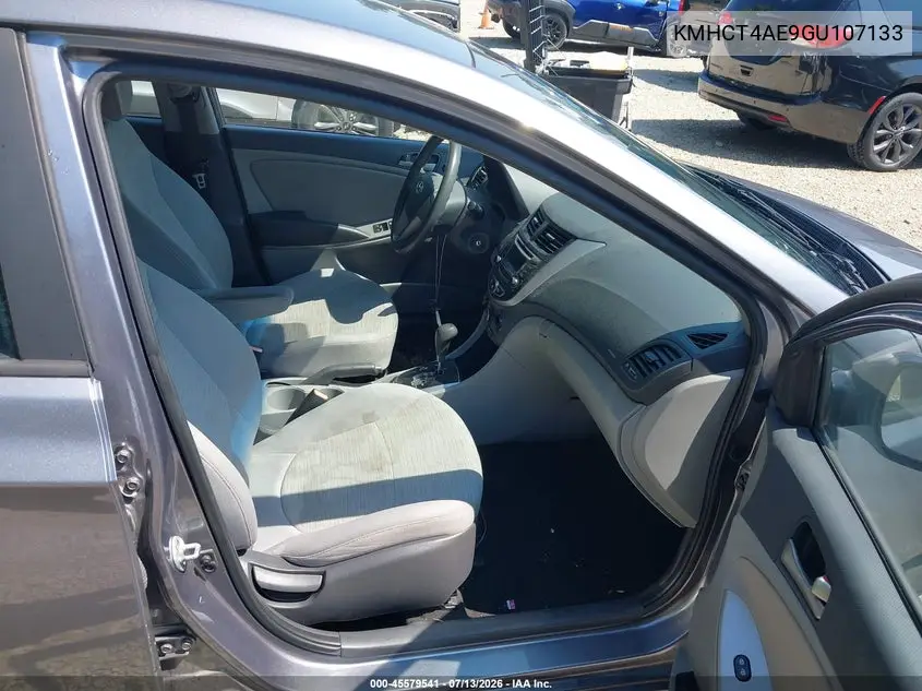 2016 Hyundai Accent Se VIN: KMHCT4AE9GU107133 Lot: 45579541
