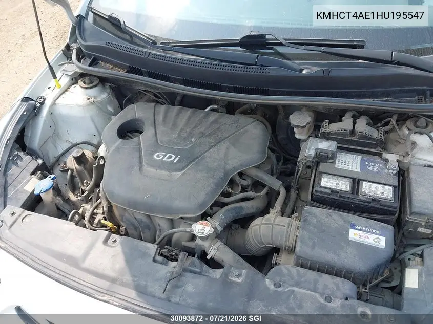 2017 Hyundai Accent Se VIN: KMHCT4AE1HU195547 Lot: 30093872