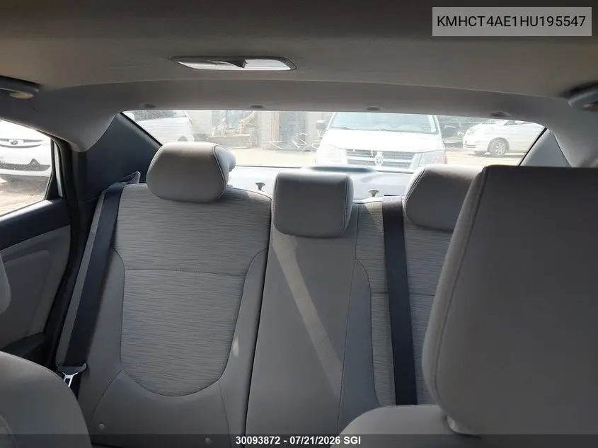 2017 Hyundai Accent Se VIN: KMHCT4AE1HU195547 Lot: 30093872