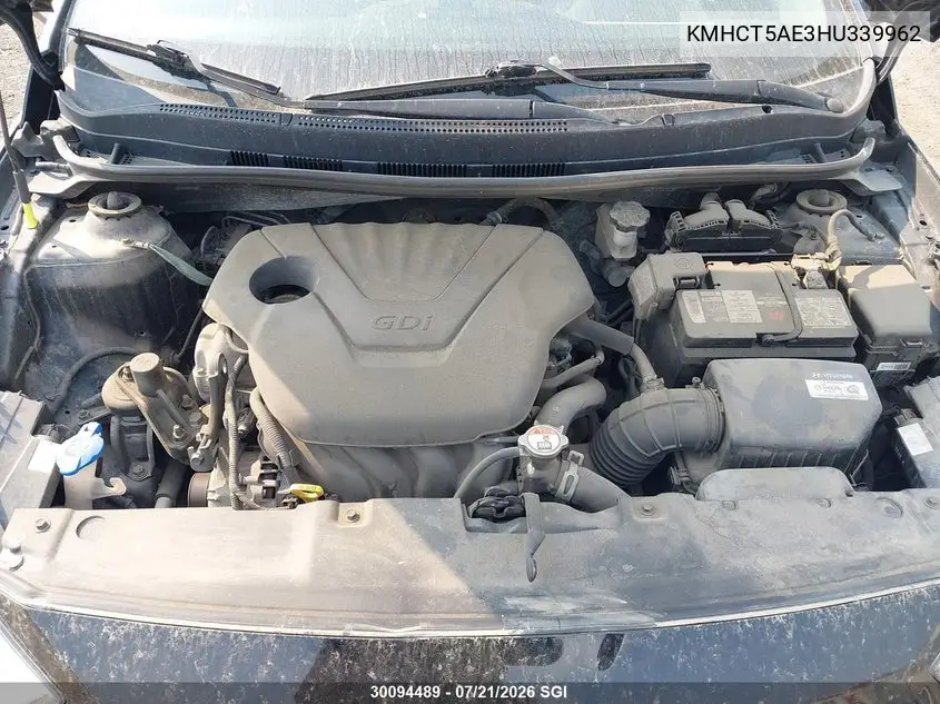 2017 Hyundai Accent Se VIN: KMHCT5AE3HU339962 Lot: 30094489