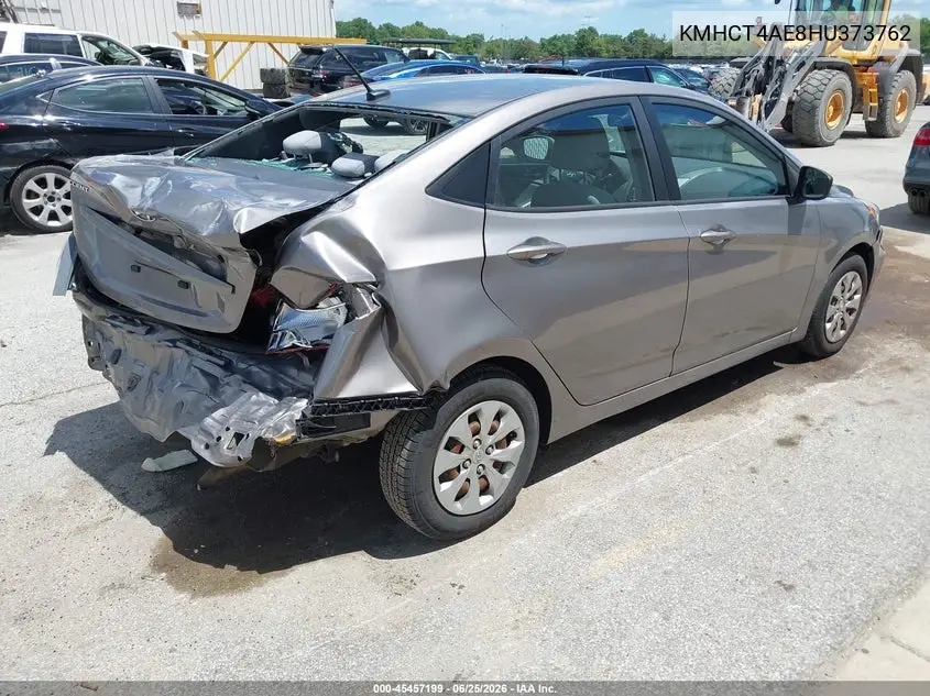 2017 Hyundai Accent Se VIN: KMHCT4AE8HU373762 Lot: 45457199