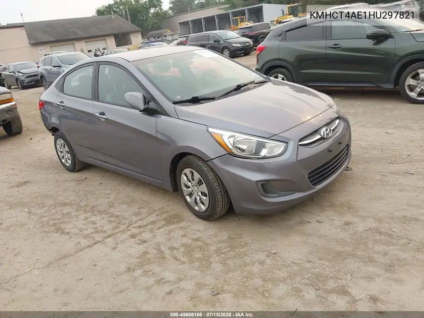 2017 Hyundai Accent Se VIN: KMHCT4AE1HU297821 Lot: 45606166