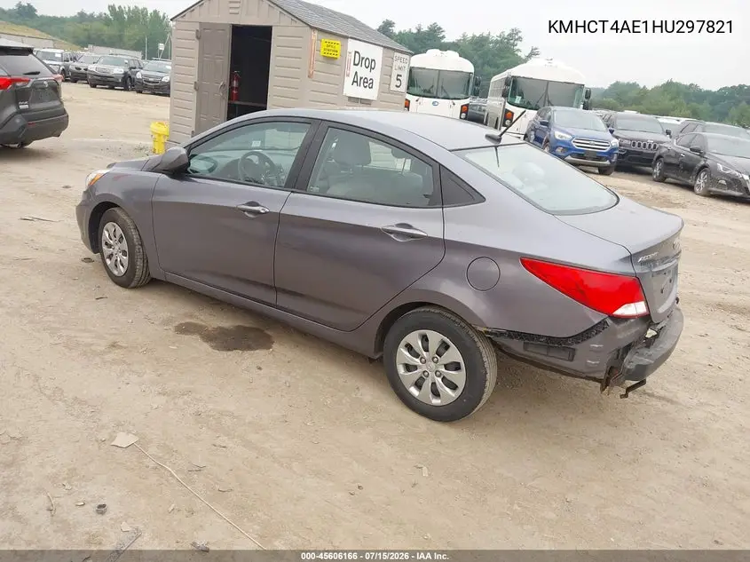 2017 Hyundai Accent Se VIN: KMHCT4AE1HU297821 Lot: 45606166