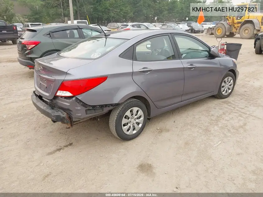 2017 Hyundai Accent Se VIN: KMHCT4AE1HU297821 Lot: 45606166