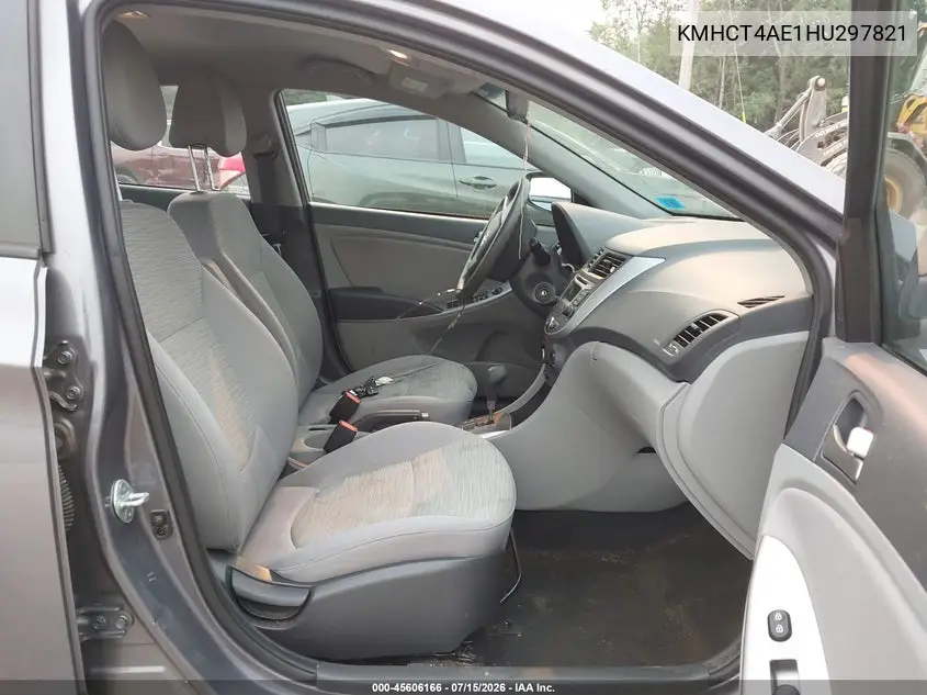 2017 Hyundai Accent Se VIN: KMHCT4AE1HU297821 Lot: 45606166